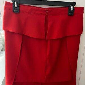 Size 8 red skirt.